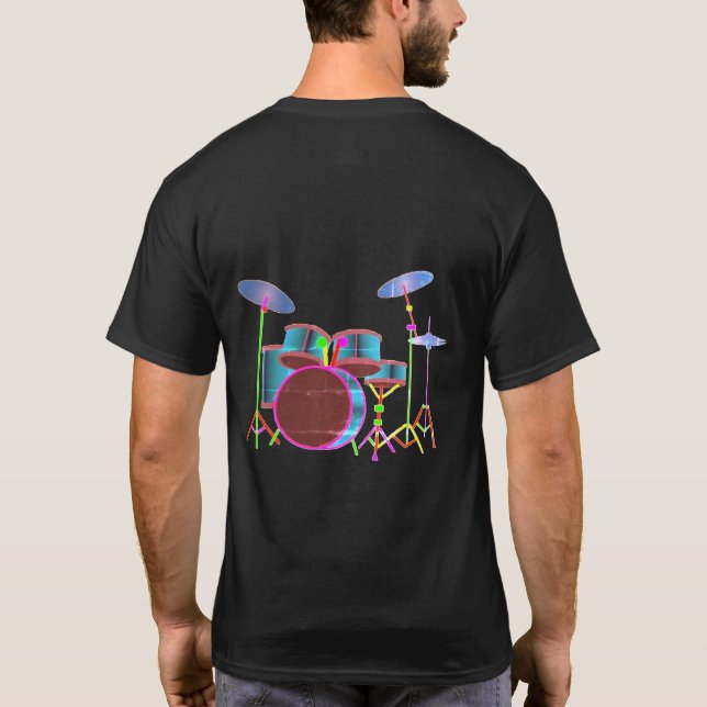 Drum set T-Shirt (Verso)