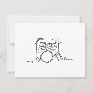 Drummer Music Design Um Tambor De Linha