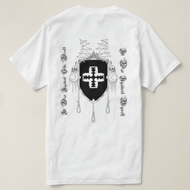 dsbm t-shirt Tcotdm white version (Verso do Design)