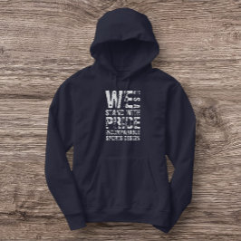 DSI, nós defendemos Orgulho EUA Pullover Hoodie