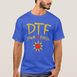 DTF para baixo ao t-shirt de Brooklyn 99 da festa