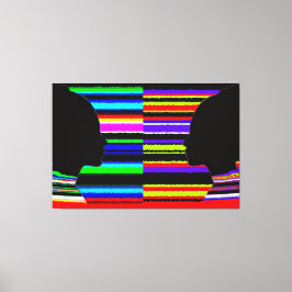 Dual Spectrum Silhouette Canvas