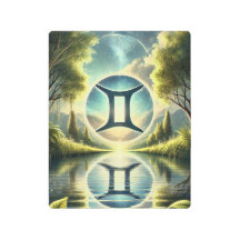 Dualidade Celestial: Reflexão de Gemini