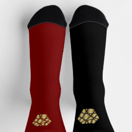 Duality Socks – Red & Black