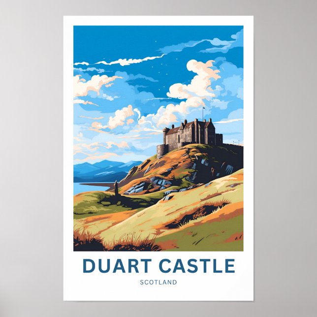 Duart Castle Scotland Viagem Impressão (Frente)