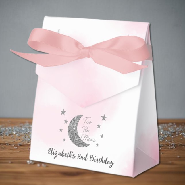 Duas Caixas De Favor Do segundo aniversário Da Lua (Criador carregado)