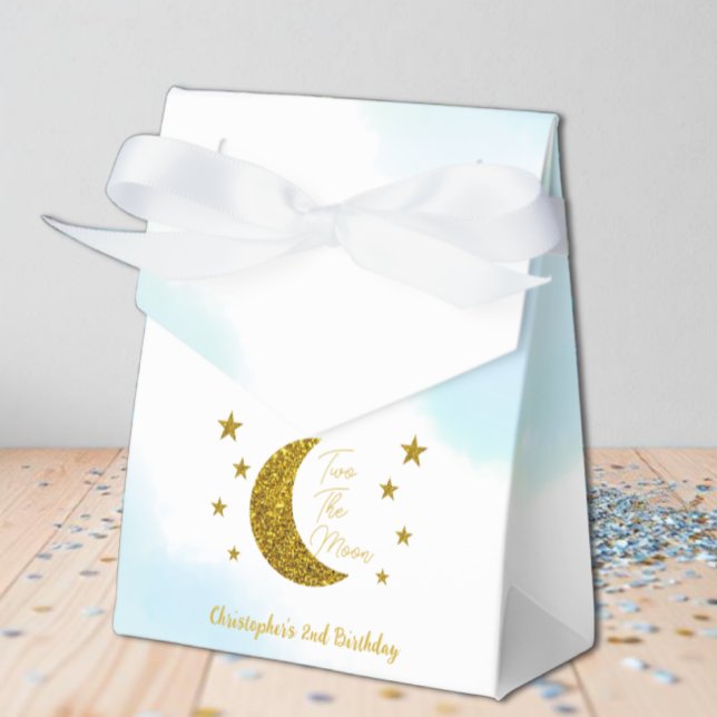 Duas Caixas De Favor Do segundo aniversário Da Lua (Criador carregado)