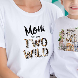 Duas camisetas selvagens, Safari Themed segundo an