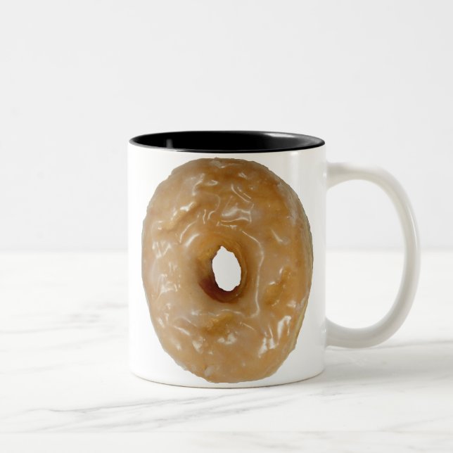 Duas caneca de tom com rosquinha (Direita)