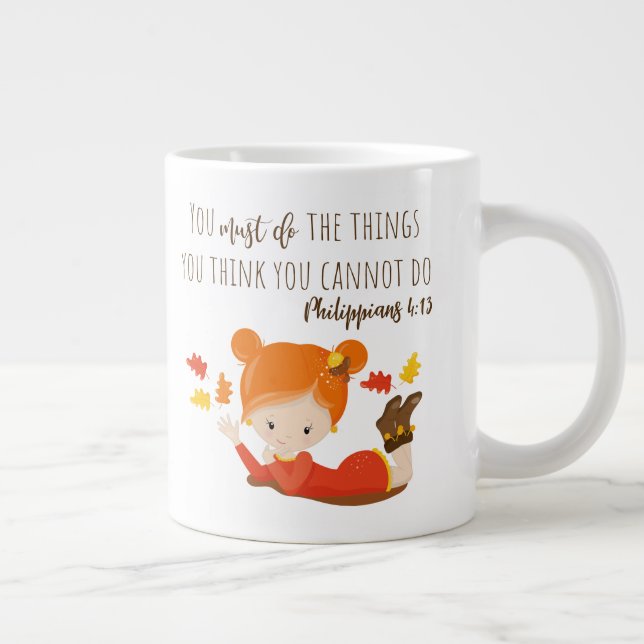 Duas caneca gigante de café com caneca lateral (Direita)