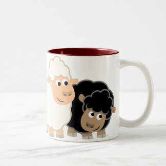Duas canecas de cartoon