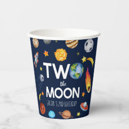 Duas Da Festa de aniversário Do Planeta Espacial E