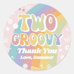 Duas Etiquetas de Favor da Groovy   Favores Da Gro