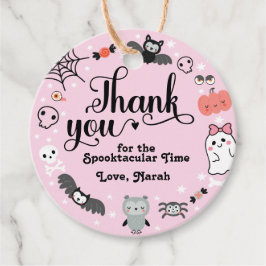 Duas Etiquetas de Favor Spooky