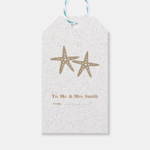 Duas Etiquetas de Presente para Casamento de Chá d