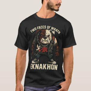 Duas Faces da Ira – Camiseta Gráfica do Bulldog Di