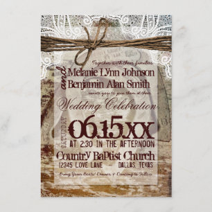 Duas Faixas Hortícolas Futam Convites De Casament