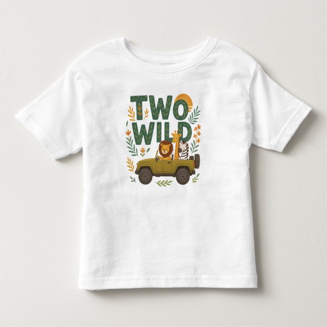 DUAS FILHAS - segundo aniversário T-Shirt para Tod (Frente)