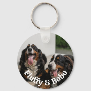 Duas FOTOS - Chaveiro de Fotos de Pets Personaliza