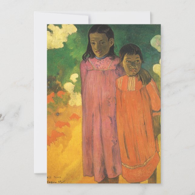 Duas Irmãs de Paul Gauguin (Frente)