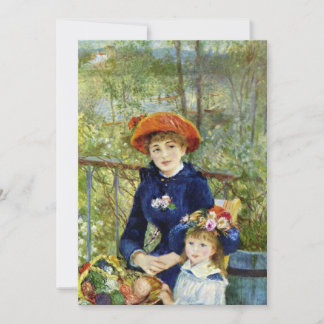 Duas Irmãs (Na Varanda) de Pierre Renoir