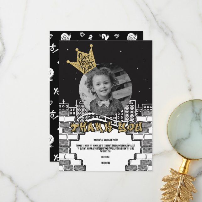 Duas Legendas Para Sair Do Cartões de agradeciment (Frente/Verso In Situ)