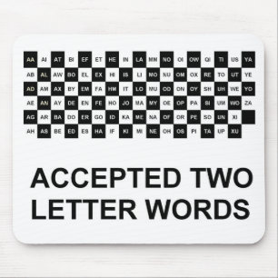 Duas letras para o mouse pad versão US