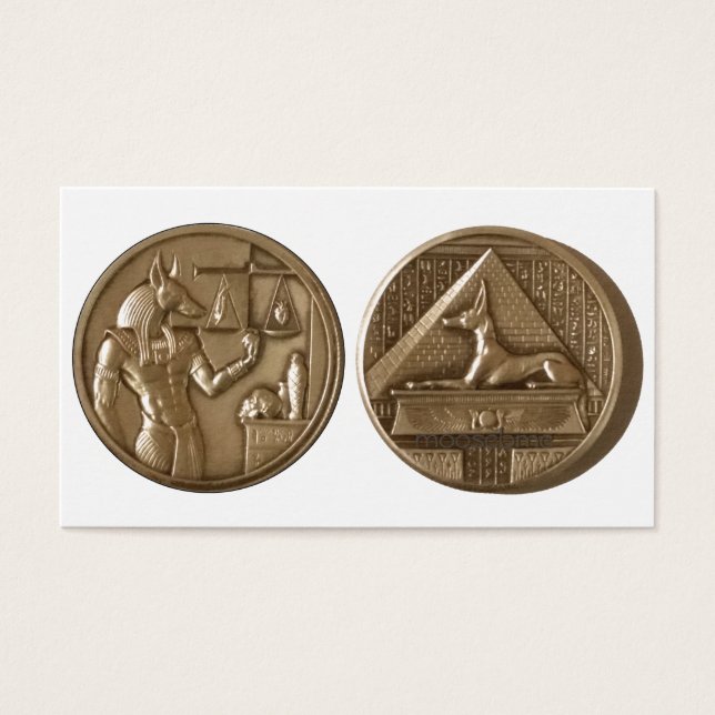 Duas Ounce .999 Moedas Egípcias Finas Prateadas (Frente)