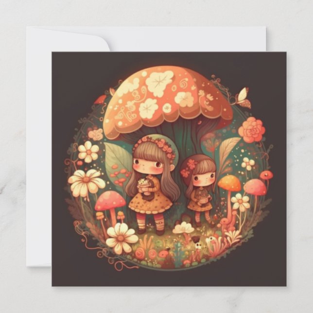 Duas raparigas bonitinhas elefantes (Frente)