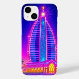 Dubai Burj Al Arab Neon Night - Dubai Mobile