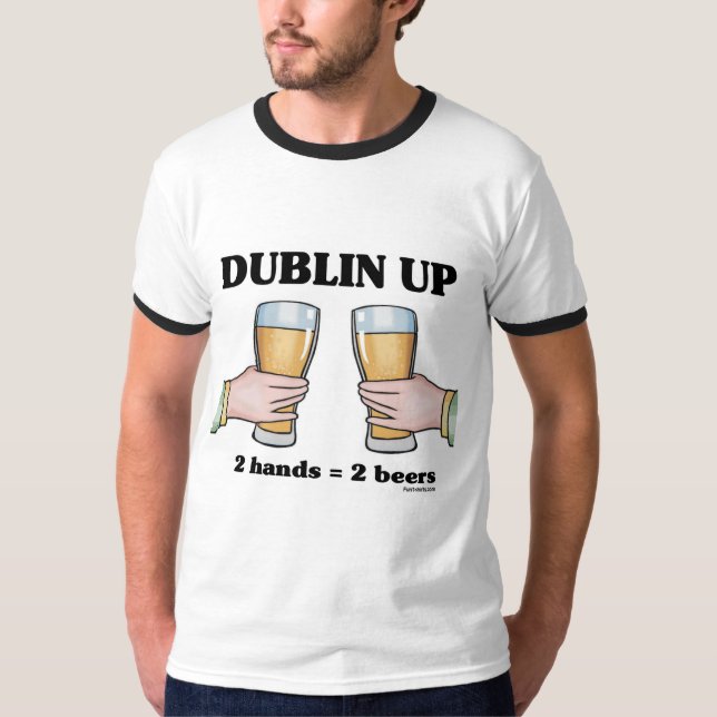 Dublin acima do t-shirt (Frente)