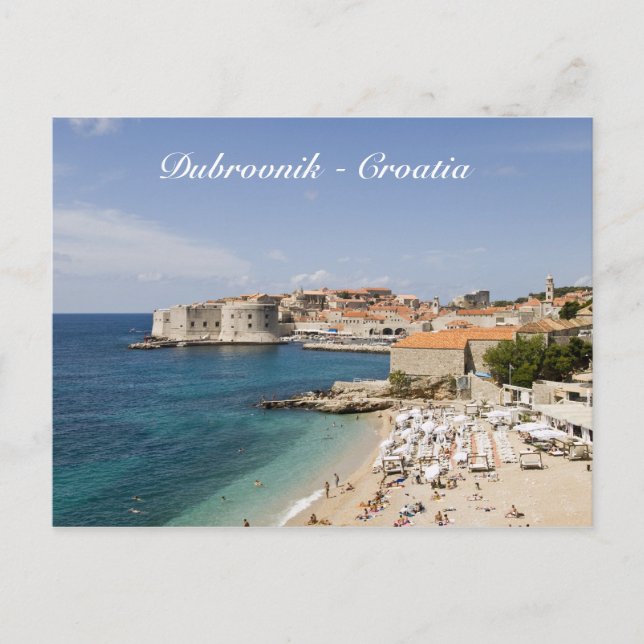Dubrovnik - Cartão postal da Croácia (Frente)