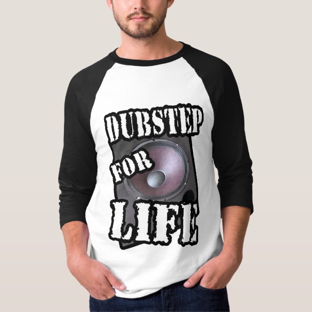dubstep para a camisa do DJ da vida (Frente)