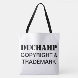 Duchamp, Copyright e Marca Comercial Tote Bag