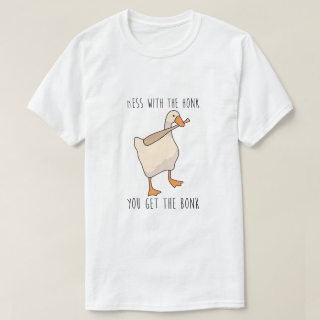 Duck Meme Art T-Shirt (Frente do Design)