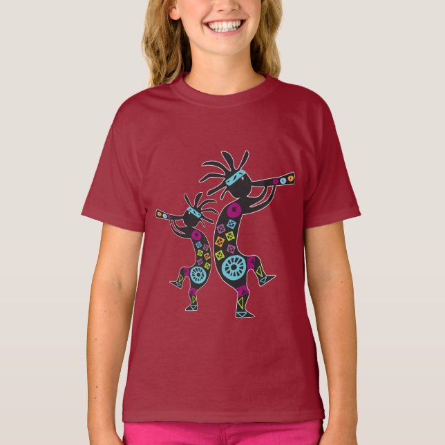 Dueling Kids Kokopellis T-Shirt (Frente)