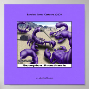 Dueling Scorpions Posters Engraçados