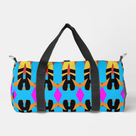 Duffel Bag, um na moda clássico multicolorido desi