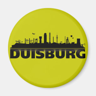 Duisburg cidade Skyline - íman /K ühlschrankmagn
