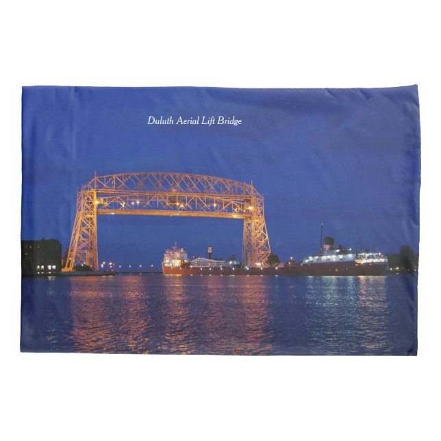 Duluth Aerial Lift Bridge & John G. Munson (Verso)