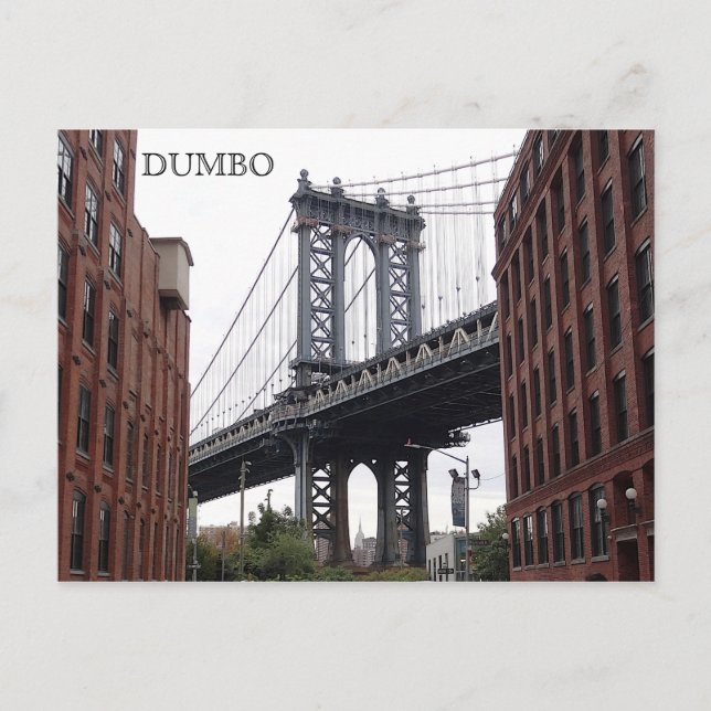 DUMBO, Brooklyn nº 1-2 Cartão postal (Frente)