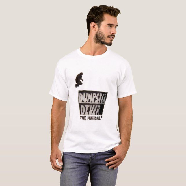 Dumpster Diver a camiseta musical™ para homens (Frente Completa)