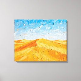 Dunas de ouro na Canvas Premium Sunset