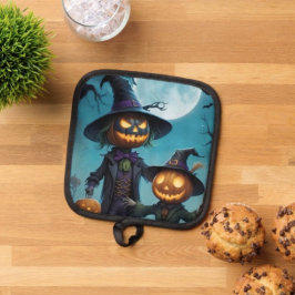 Duo de Abóboras Assustadoras de Halloween