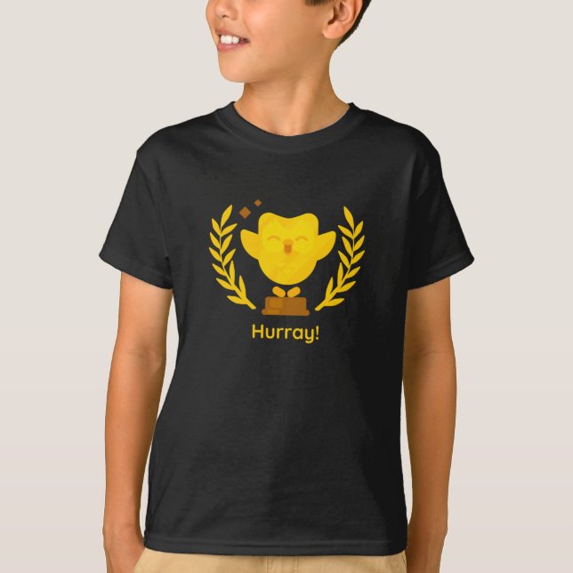 Duolingo trophy Classic T-Shirt (Frente)
