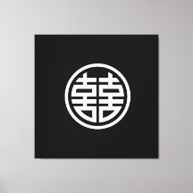 Dupla felicidade - 40x40 - Impressão de tela esten