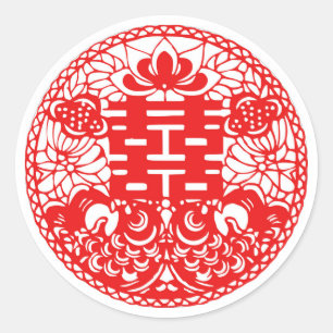 Duplo adesivo de felicidade