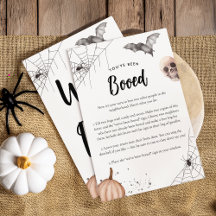 Duplo Lado Você Foi Booed Halloween Jogo