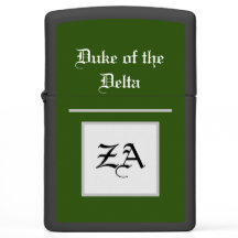 Duque da Delta Zeemz Monograma Zippo Lighter