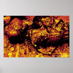 Durga com Poster de tambor